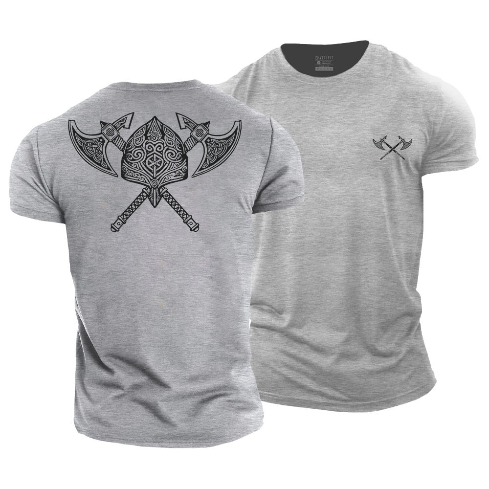 Viking Helmet Cotton T-Shirt