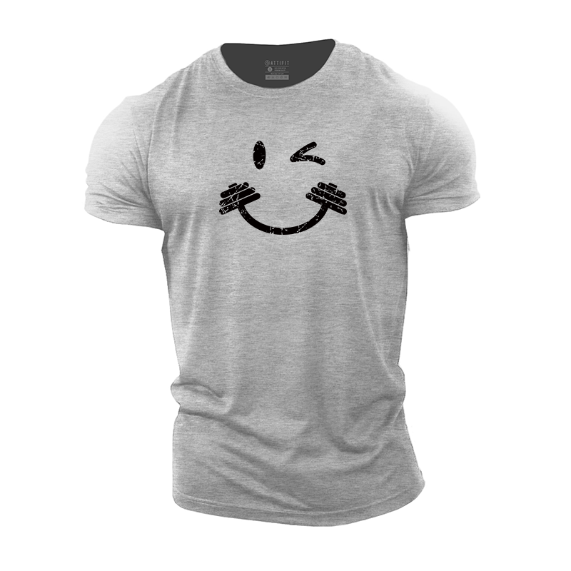 Gym Smile Cotton T-Shirt