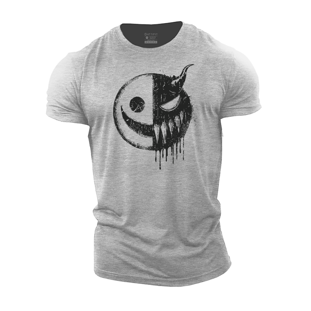 Smiley Devil Cotton T-Shirt