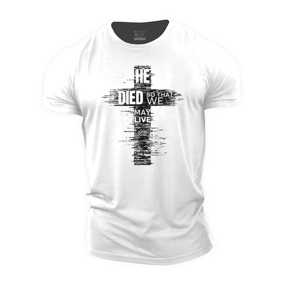 We May Live Cotton T-Shirt