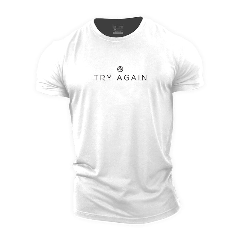 Try Again Cotton T-Shirt