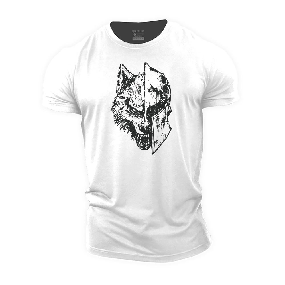 Wolf Warrior Cotton T-Shirt