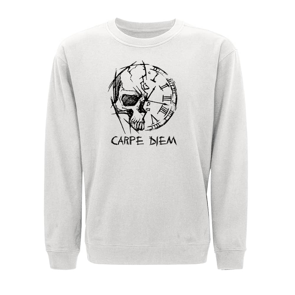 Skull Carpe Diem Crewneck Sweatshirt