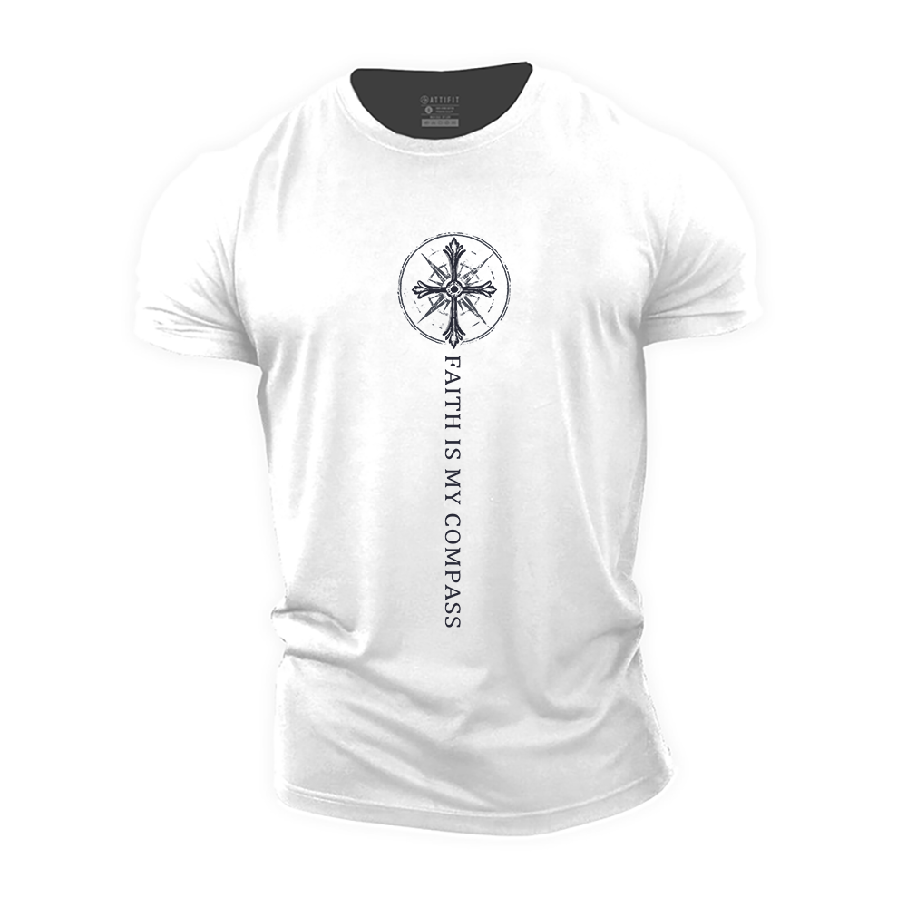 Faith Is My Compass Cotton T-Shirt