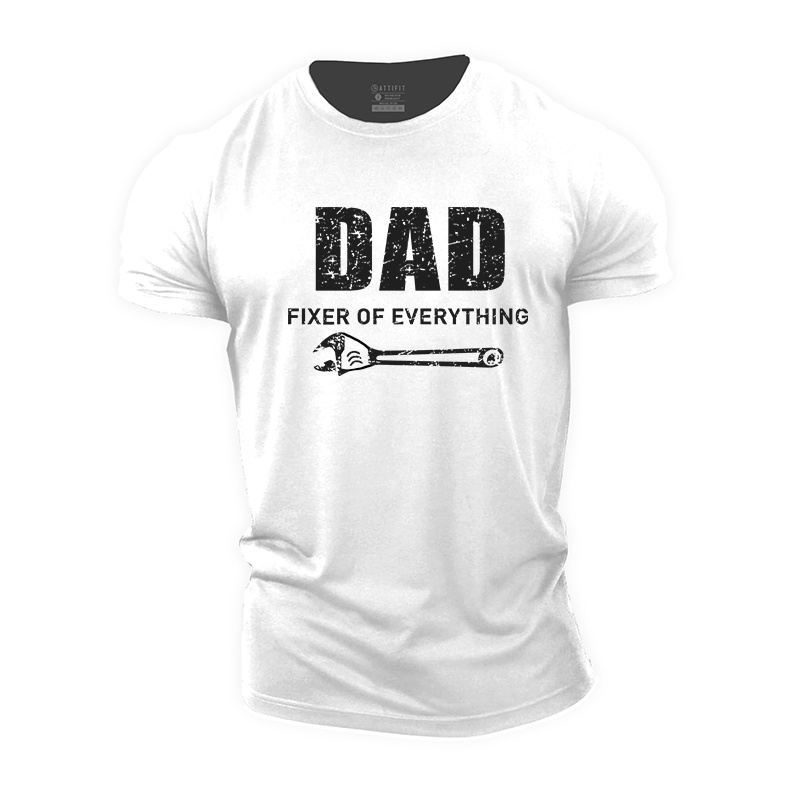 Dad Fixer of Everything Cotton T-Shirt