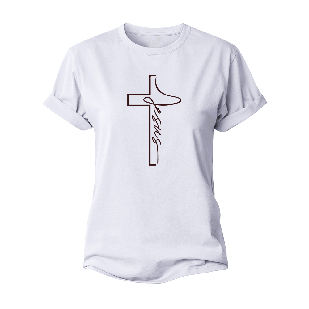 Jesus Cross Women's Cotton T-Shirt