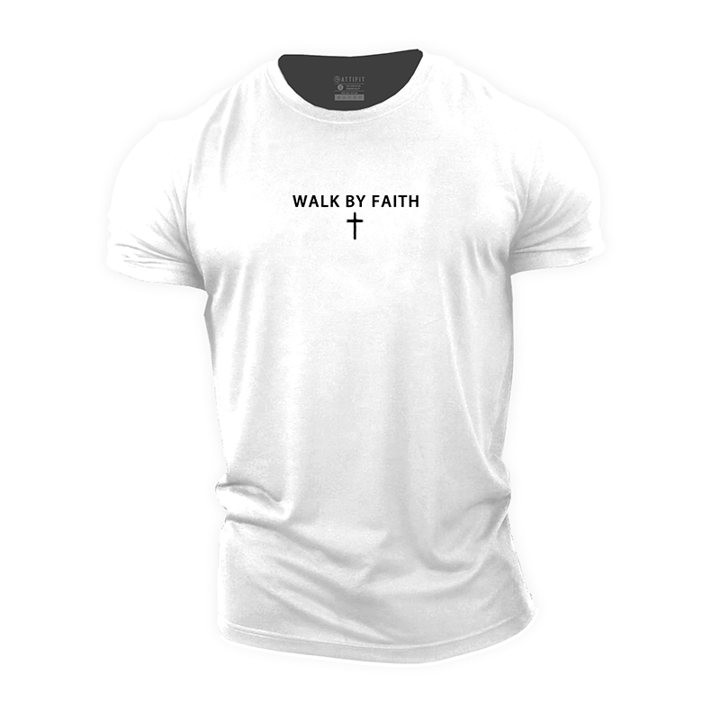 Walk by Faith Cotton T-Shirt