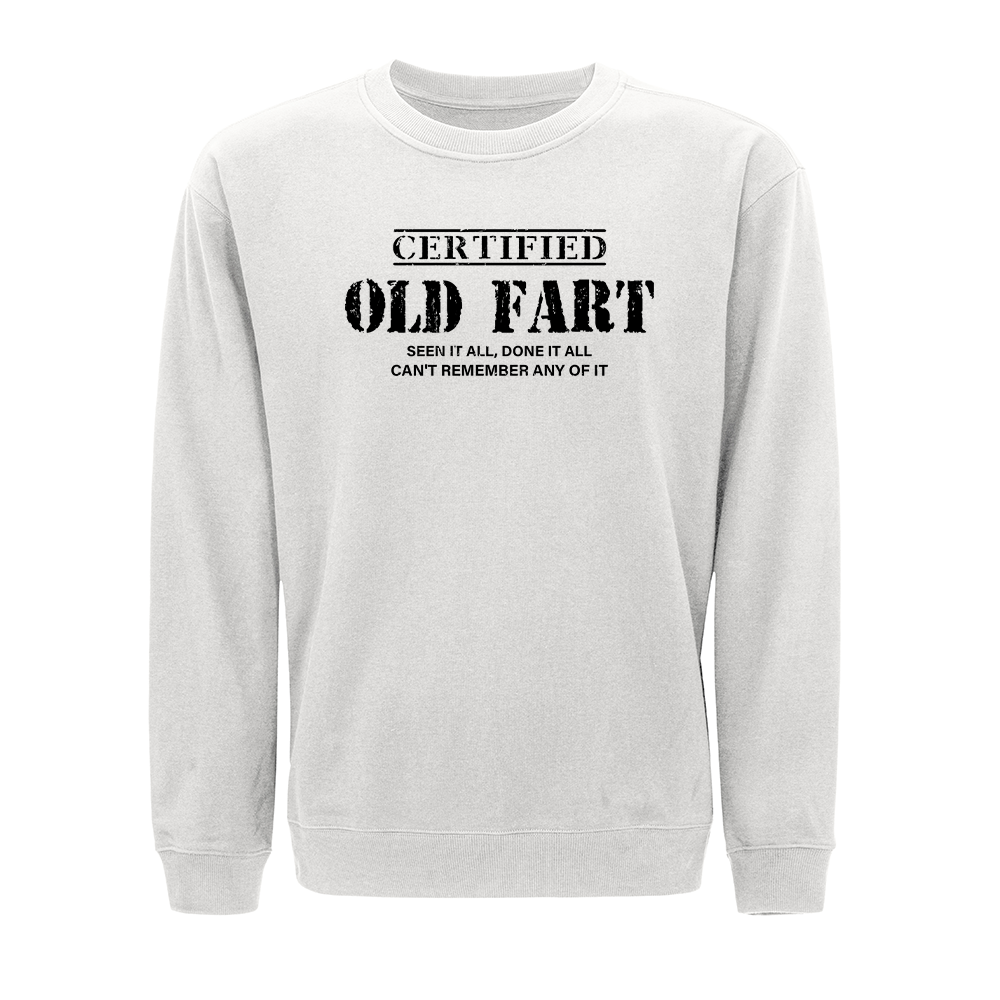 Certified Old Fart Crewneck Sweatshirt