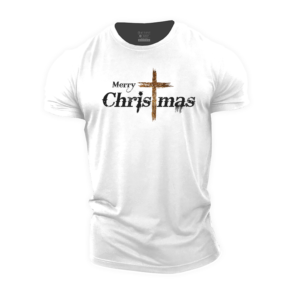 Merry Christmas Cotton T-Shirt