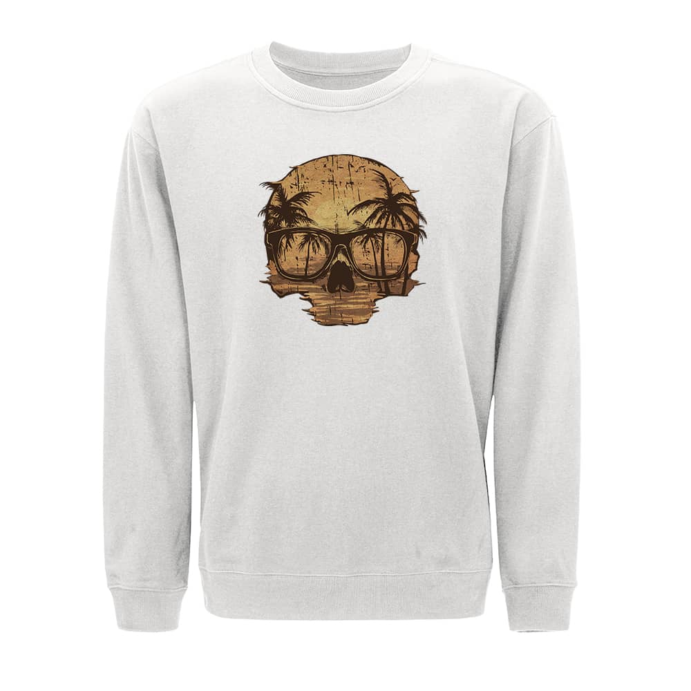 Sunset Skull Crewneck Sweatshirt