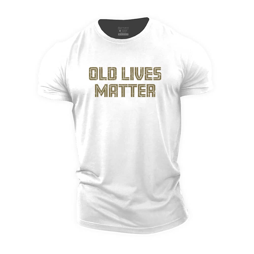 Old Lives Matter Cotton T-Shirt