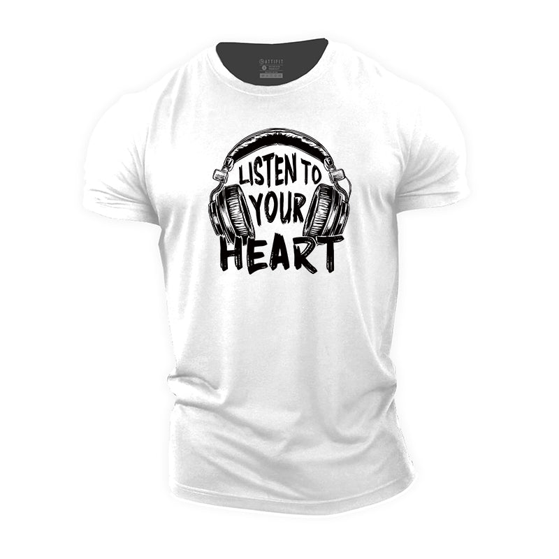 Listen To Your Heart Cotton T-Shirt