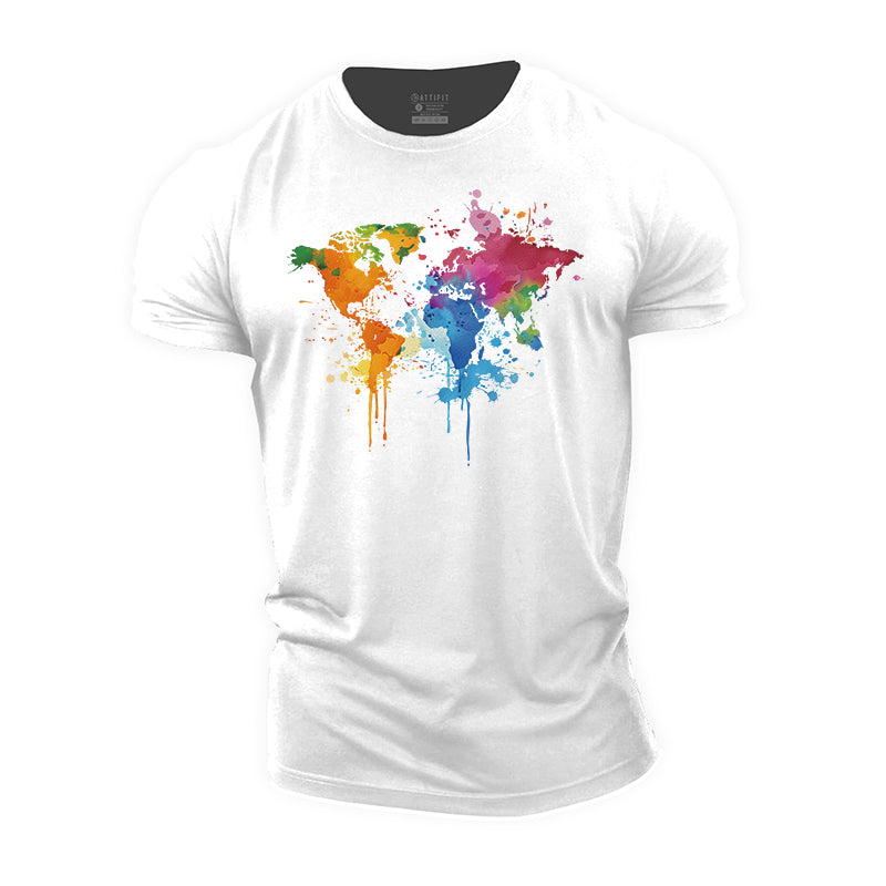 World Map Cotton T-shirt