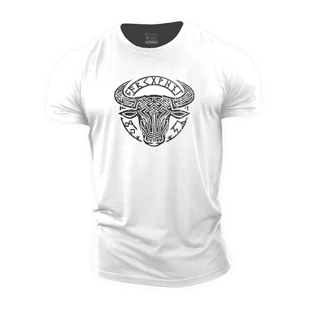 Viking Bull Cotton T-shirt