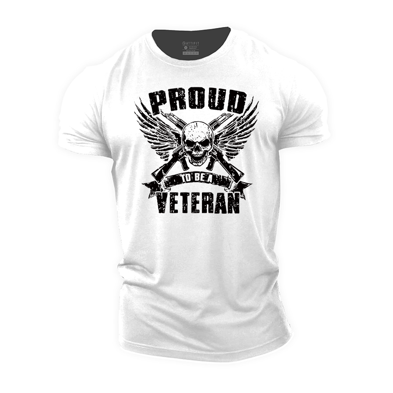 Proud to Be a Veteran Cotton T-Shirt