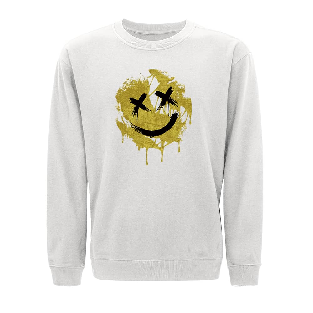 Crack Smiley Crewneck Sweatshirt