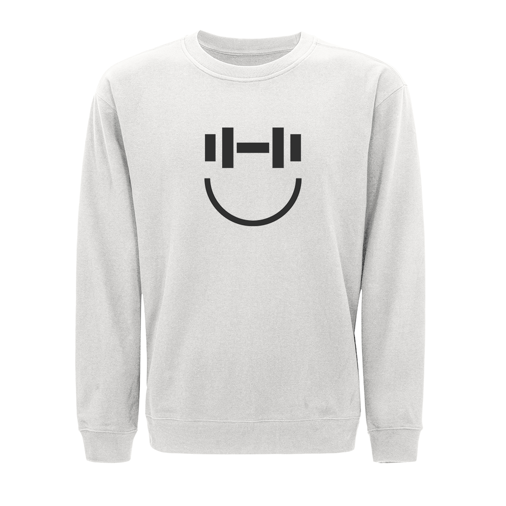 Simple Dumbbell Smile Sweatshirt