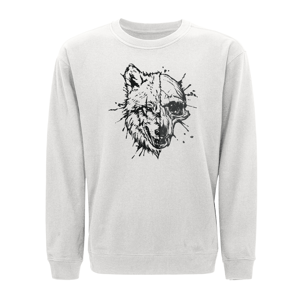 Wolf Skull Crewneck Sweatshirt