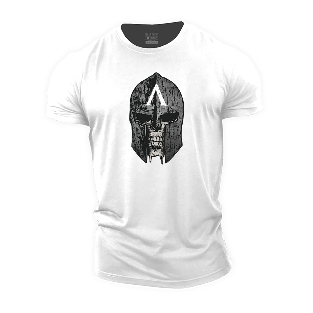 Spartan Helmet Cotton T-Shirt