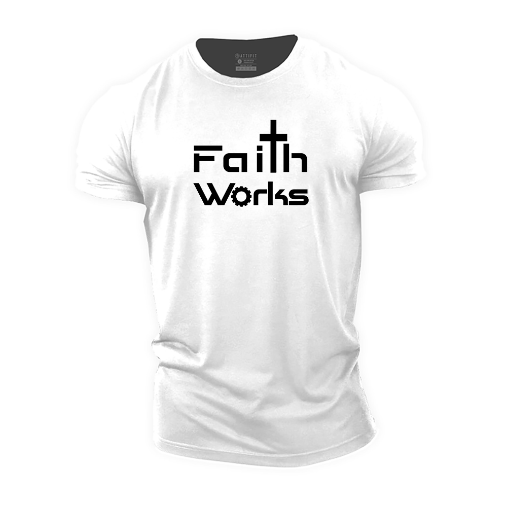 Faith and Works Cotton T-Shirt