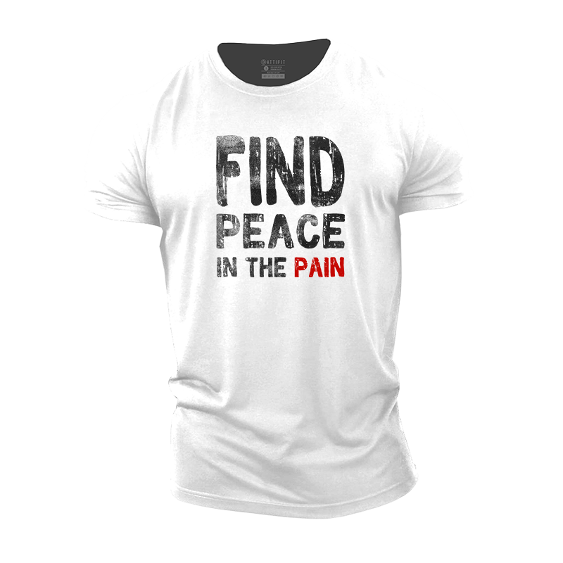 Find Peace In The Pain Cotton T-Shirt