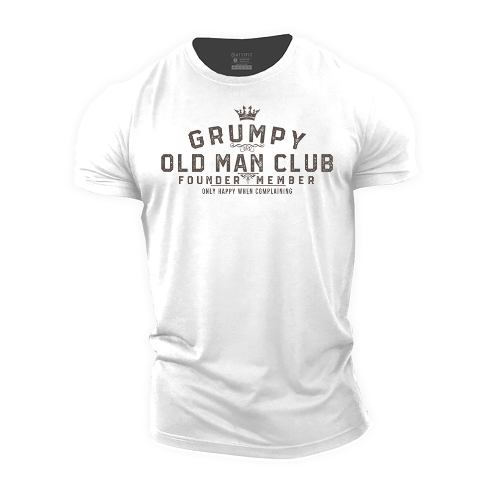 Grumpy Old Man Club Cotton T-Shirt