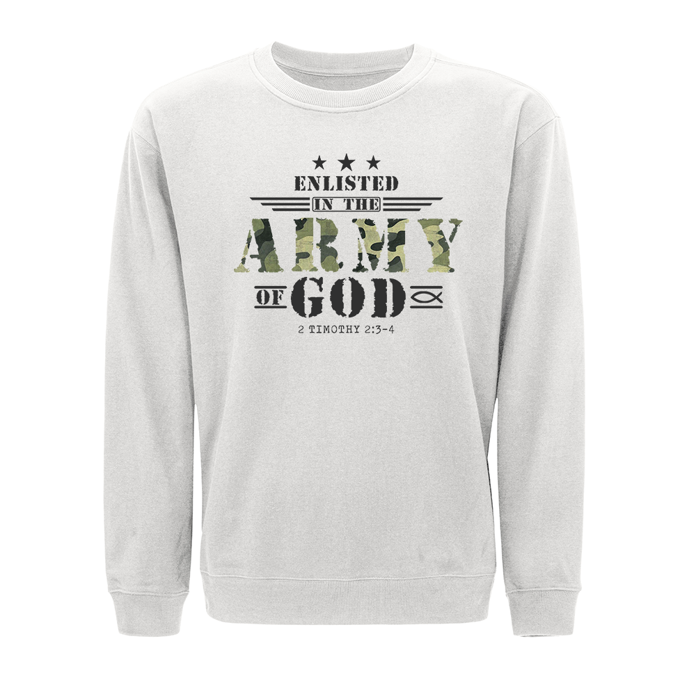 Enlisted in the Army of God Crewneck Sweatshirt