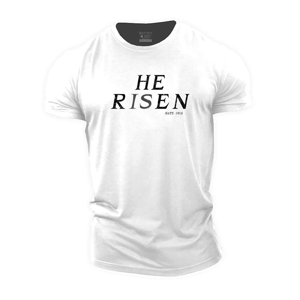 He Is Risen Cotton T-Shirt