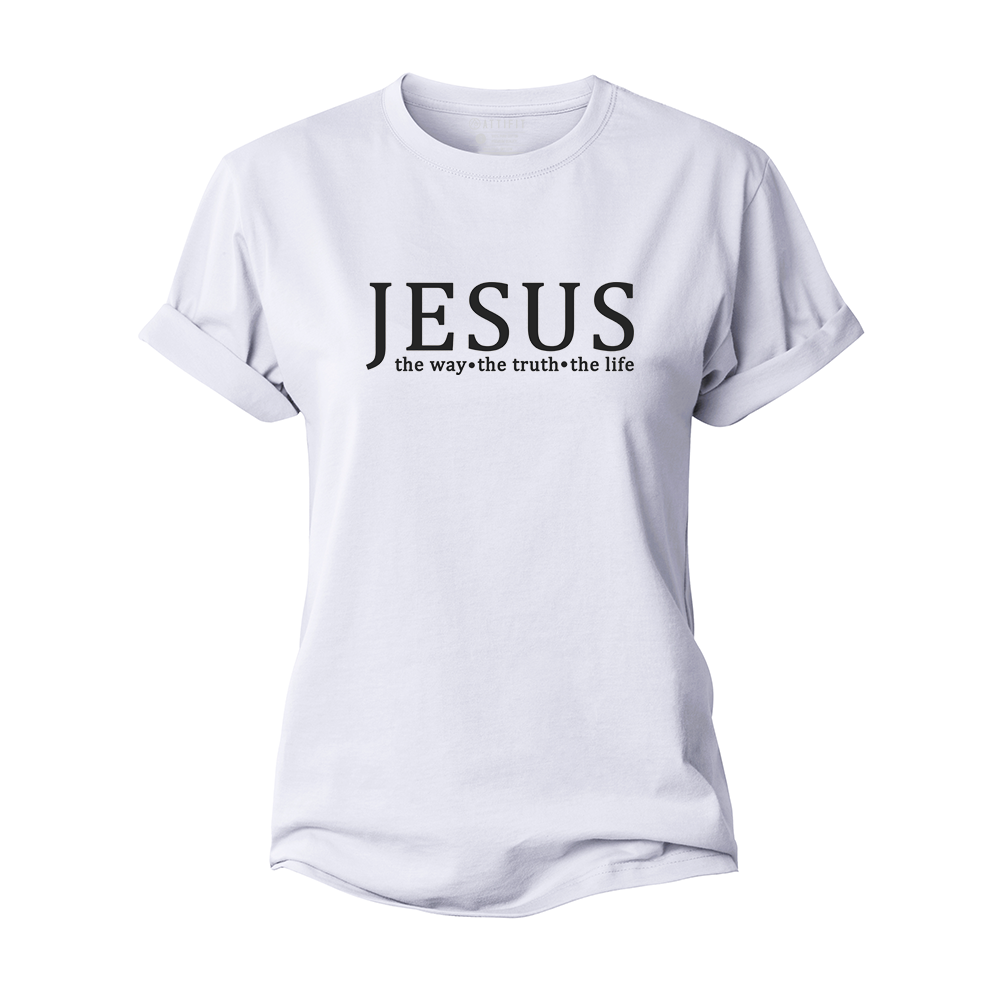 Jesus, The Way The Truth The Life Women's Cotton T-Shirt