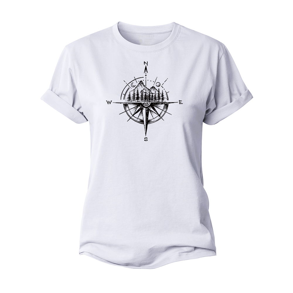 Landscape Compass Women's Cotton T-Shirt