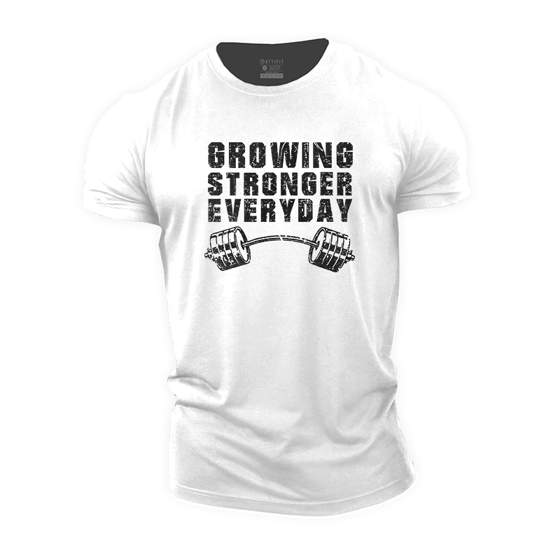 Growing Stronger Everyday Cotton T-Shirt