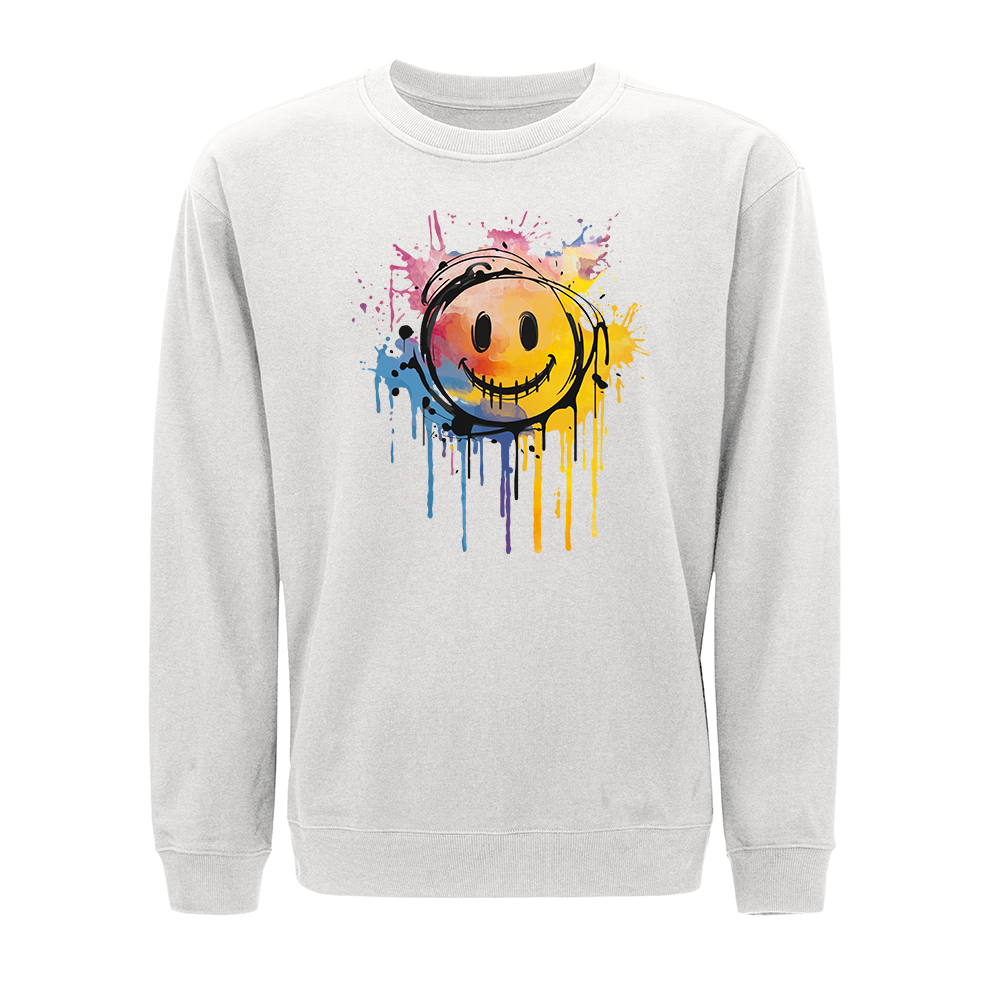 Gleeeful Smiley Crewneck Sweatshirt