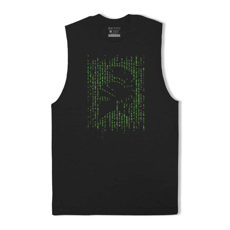 Baumwoll-Spartan-Silhouette-Tanktop für Herren