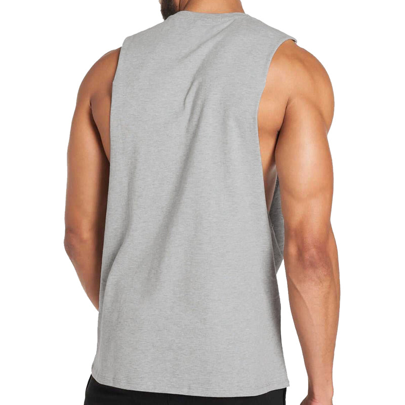 Herren-Tanktop mit Weihnachtsschädel aus Baumwolle