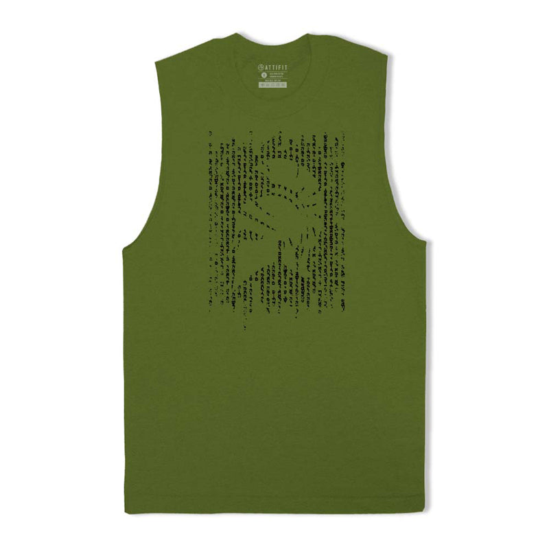 Baumwoll-Spartan-Silhouette-Tanktop für Herren