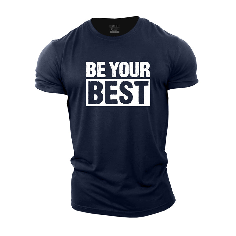 Be Your Best Graphic Men's Fitness T-shirts