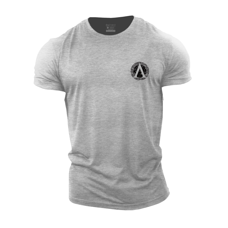 Baumwoll-Spartan A-Fitness-T-Shirts für Herren