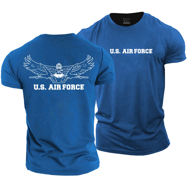 T-shirts homme en coton graphique US AIR FORCE