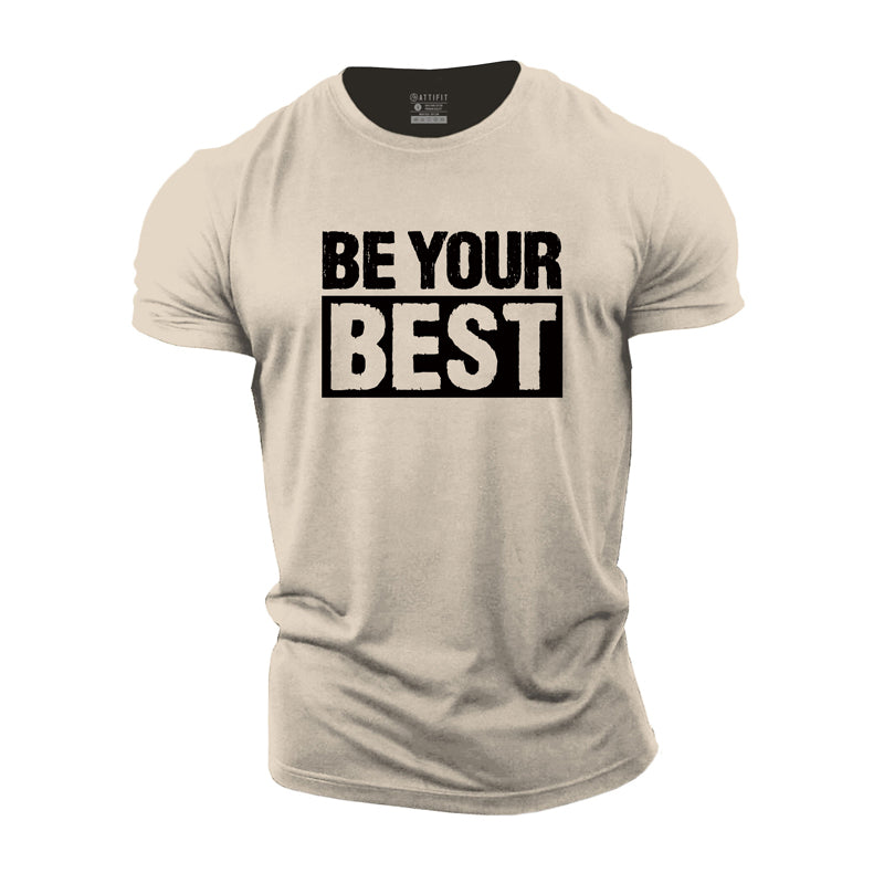 Be Your Best Graphic Men's Fitness T-shirts