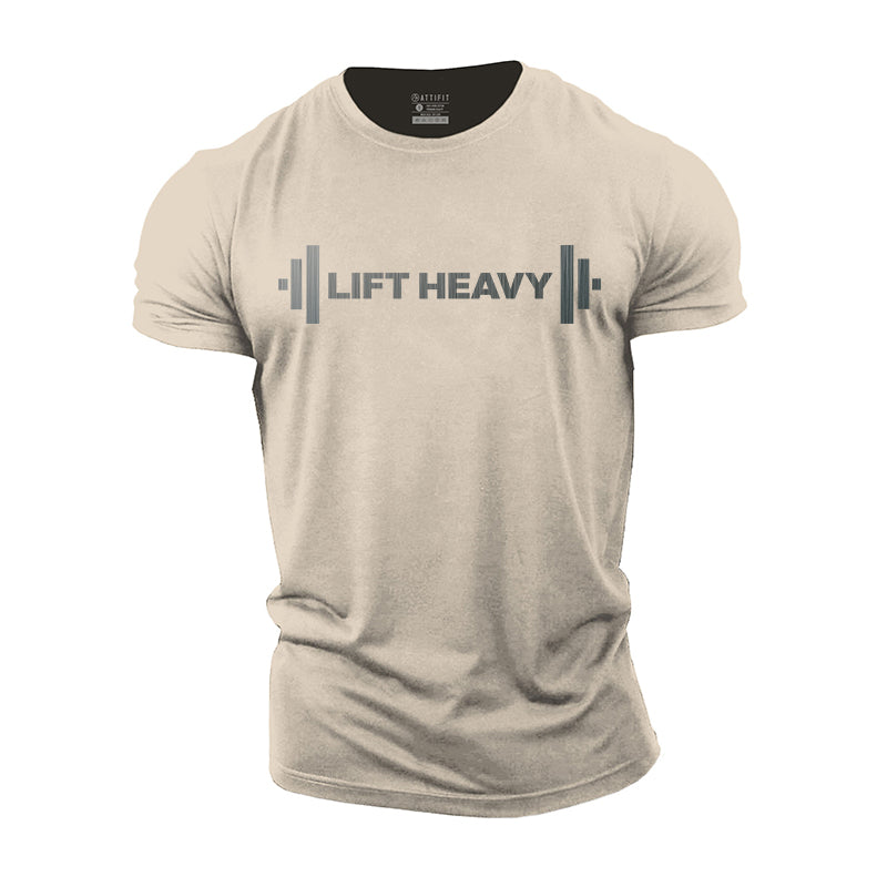 Cotton Lift Heavy Graphic Men's T-shirts