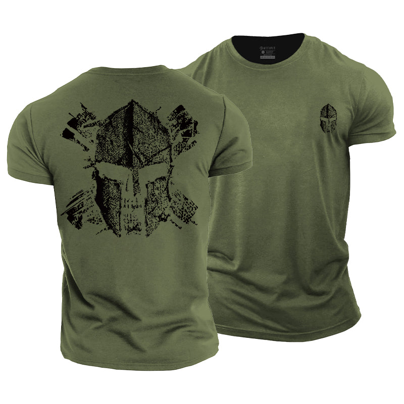 Cotton Helmet of Honor Graphic Men's T-shirts