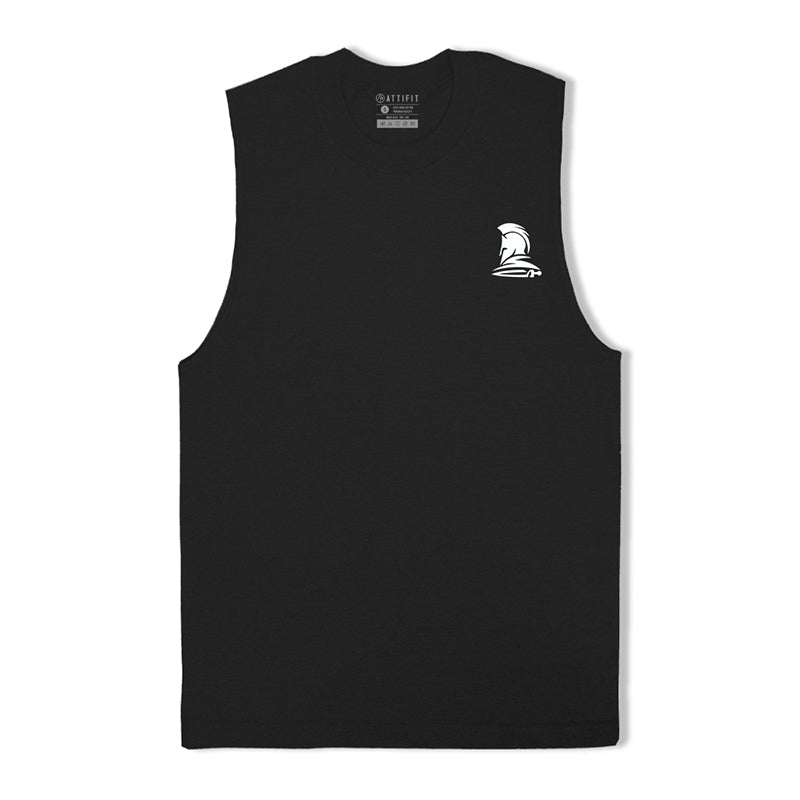 Baumwoll-Spartan-Grafik-Tanktop für Herren