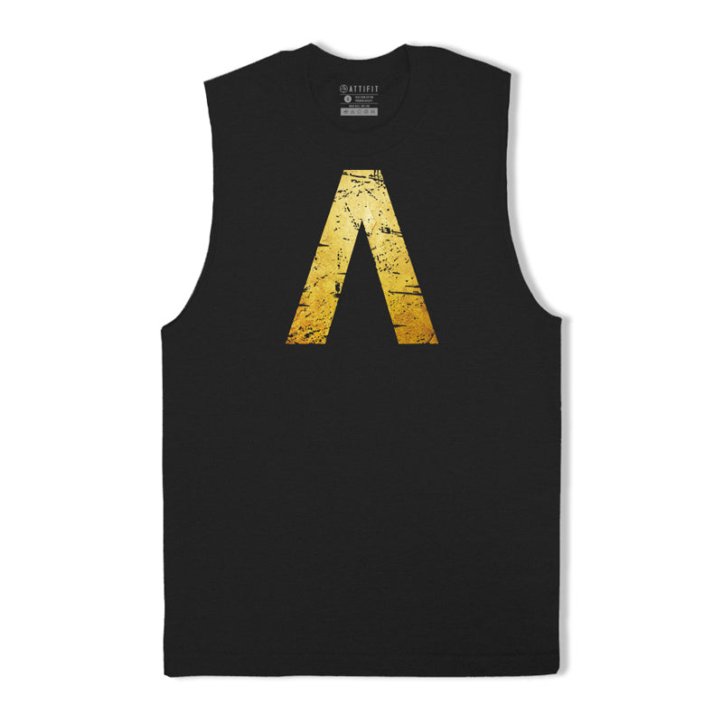 Cotton Warrior Shielded Graphic Men's Tank Top