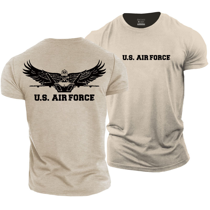 T-shirts homme en coton graphique US AIR FORCE