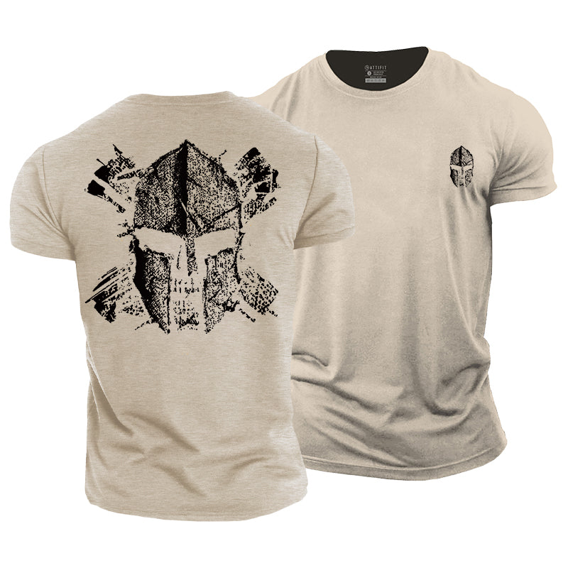 Cotton Helmet of Honor Graphic Men's T-shirts