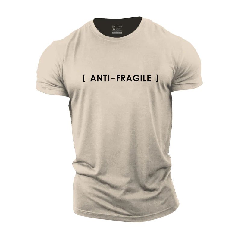 T-shirts graphiques anti-fragile en coton