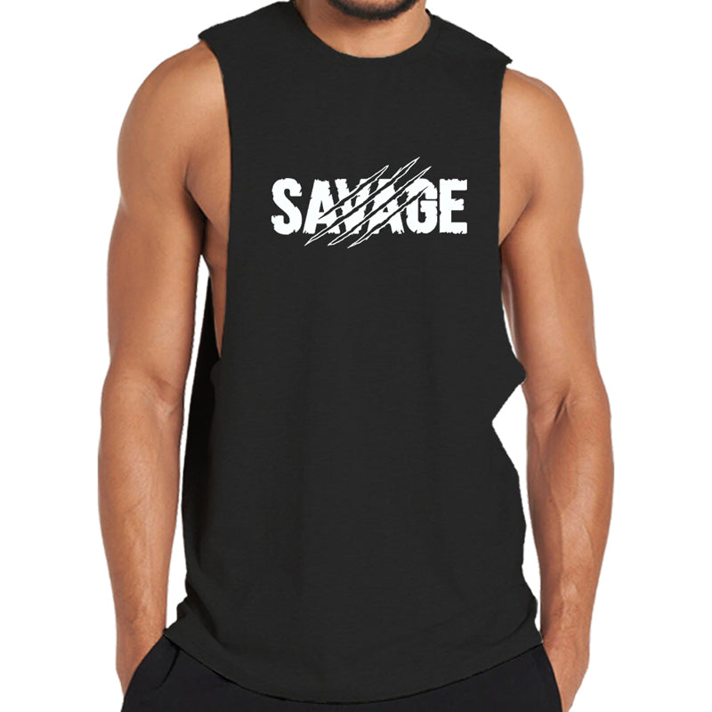 Débardeur graphique Cotton Savage pour hommes