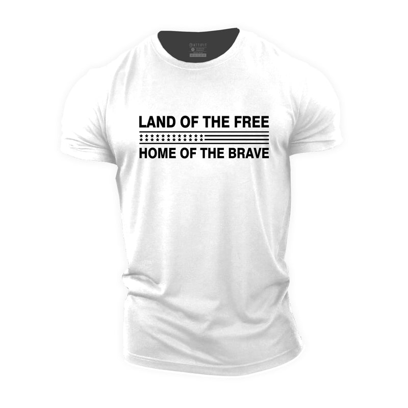 Cotton Land of The Free Grafik-T-Shirts