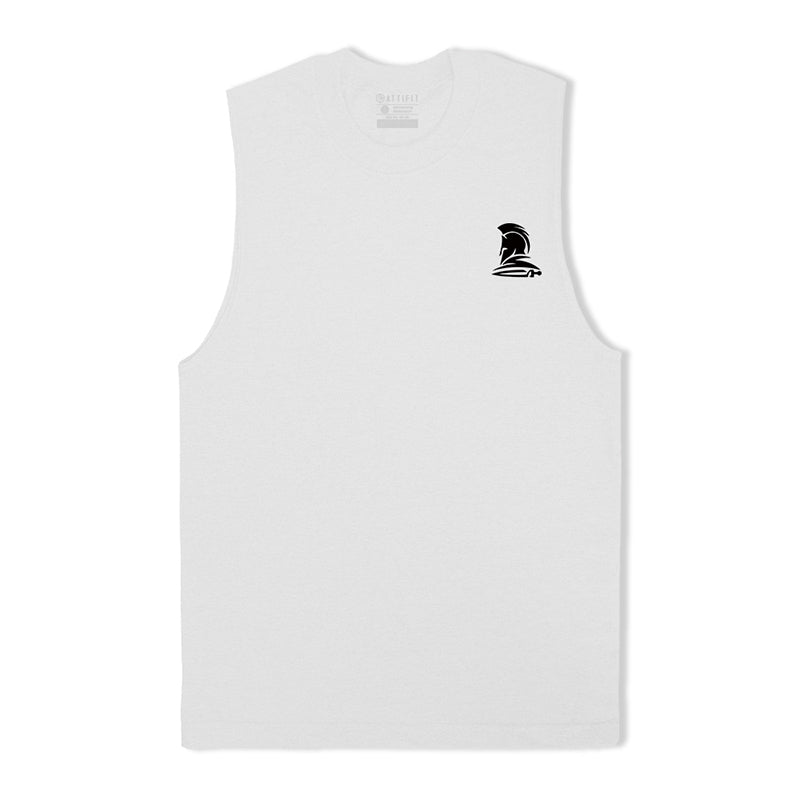 Baumwoll-Spartan-Grafik-Tanktop für Herren